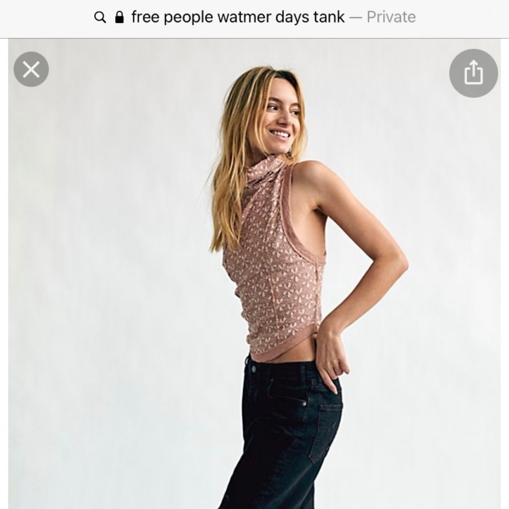 Free People warmer days tank.